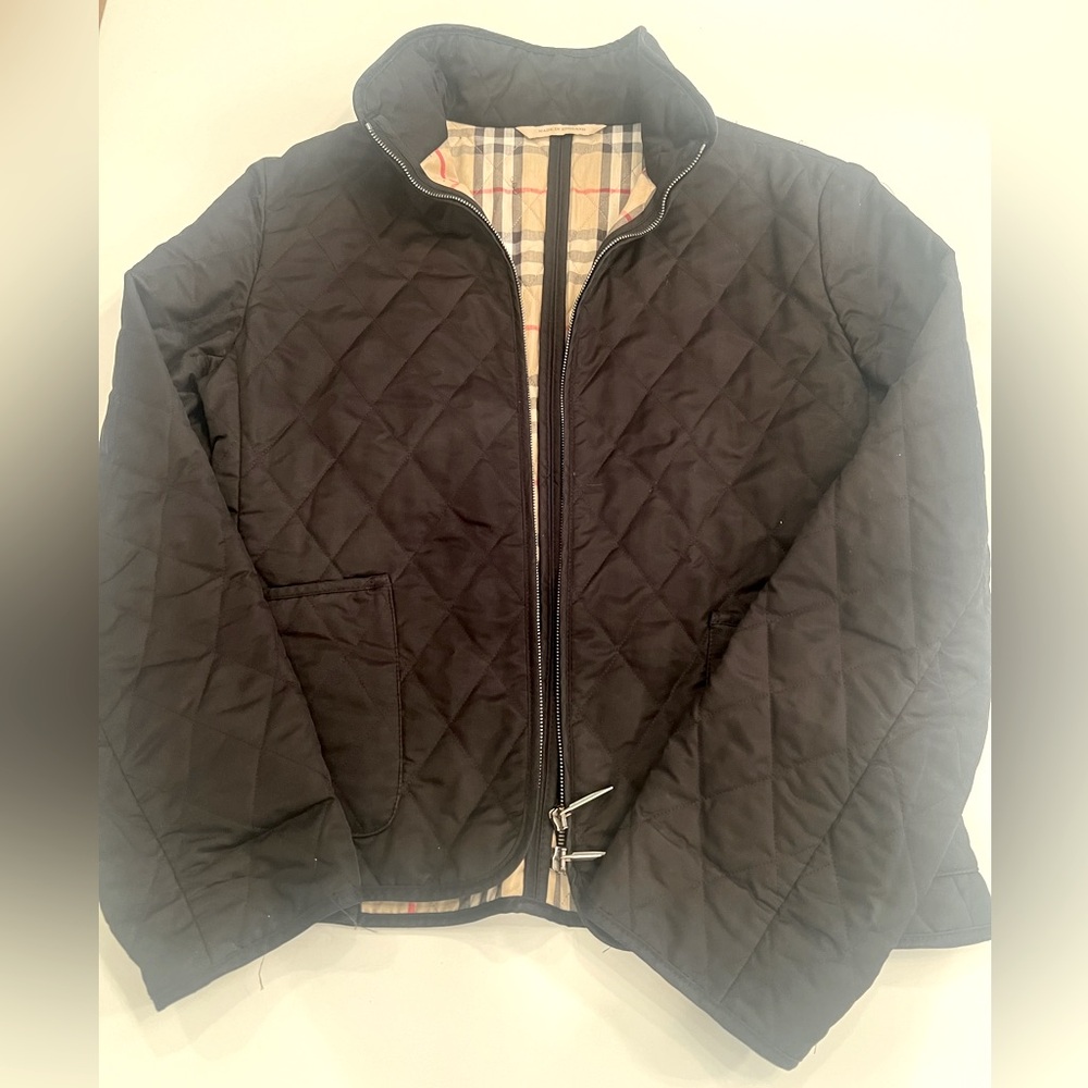 Burberry Quilted Ladies Jacket - Black, size S